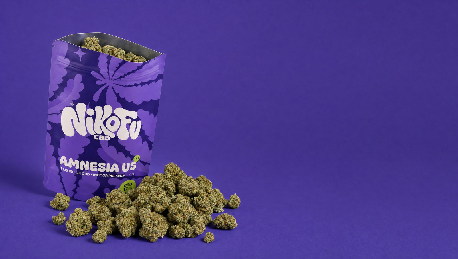 Ce que tu reçois : le doypack ouvert et les fleurs