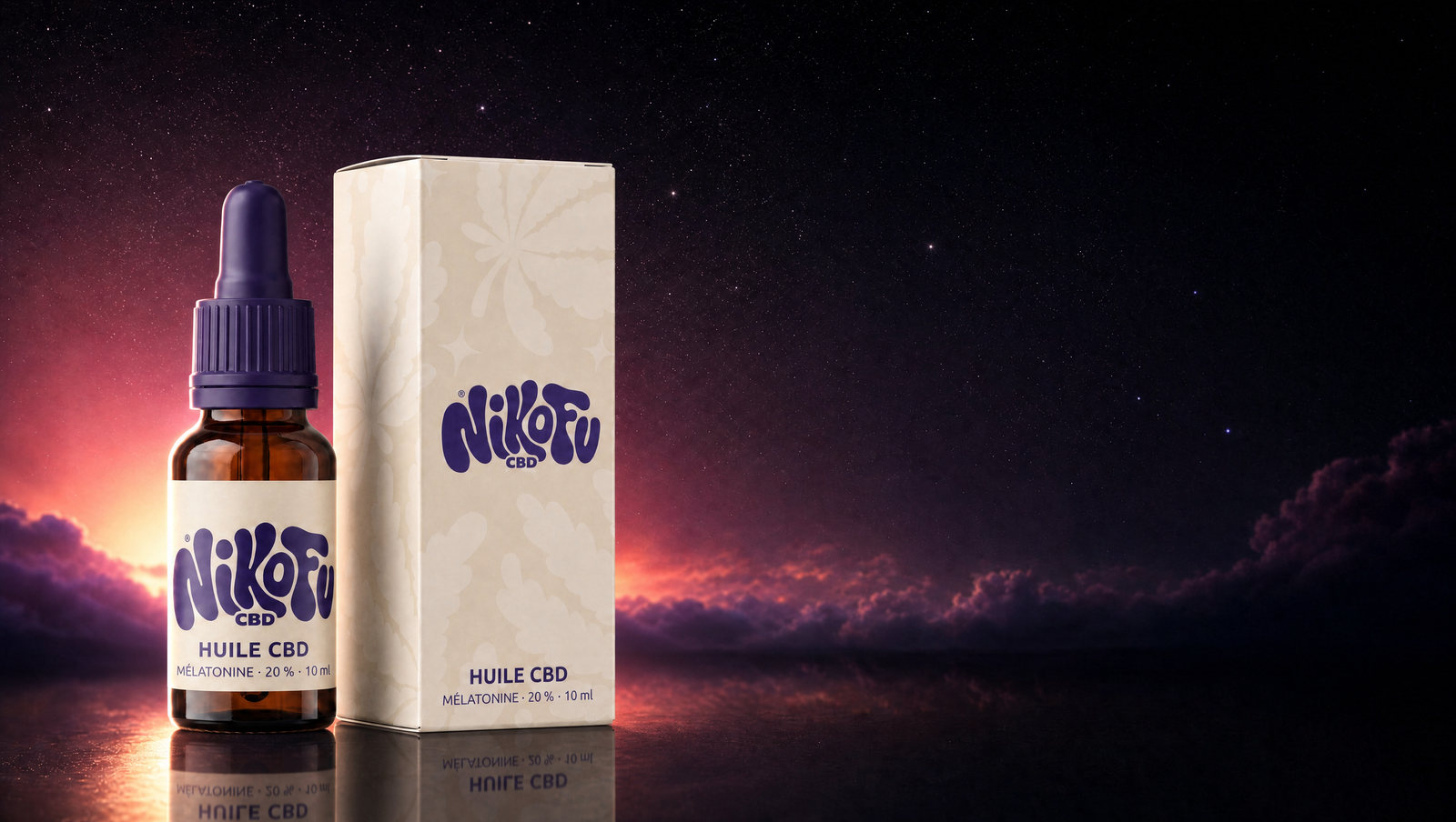 Huile CBD 20 % Mélatonine